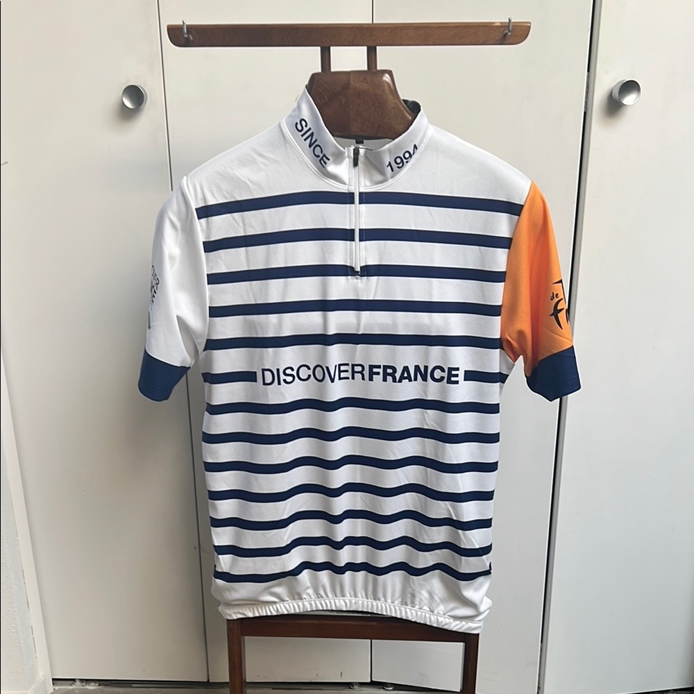 Tour de France Men's Striped Cycling Jersey